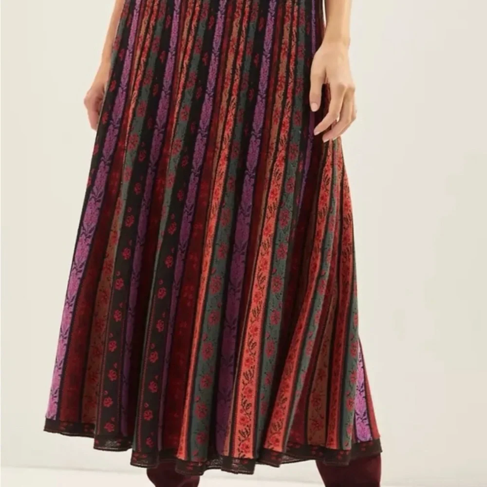 NEW Anthropologie Cecilia Prado Knit Sweater Skirt, Sz L - Picture 3 of 8